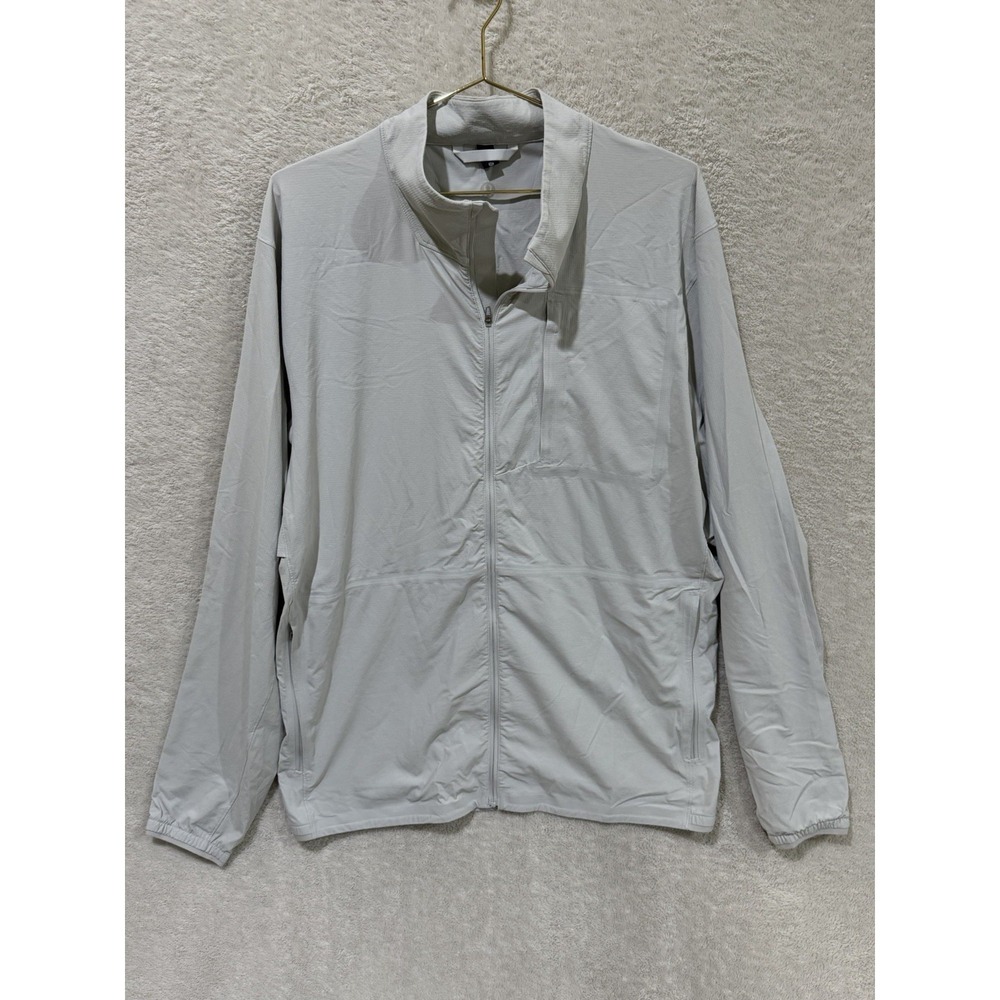 Lululemon Expeditionist Men's Rhino Gray Jacket - XL Under Arm Vents Pockets